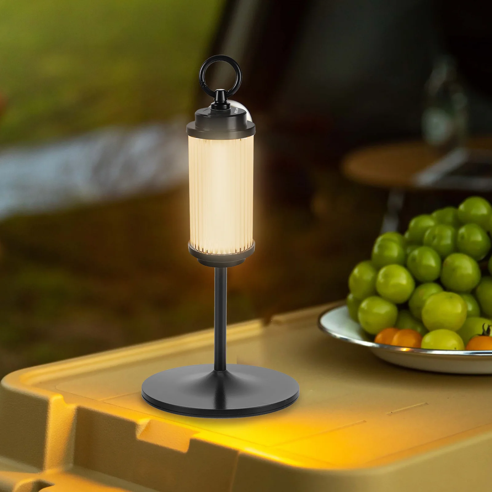 

1 set Black for Lamp Brackets Camping Durable Camping Supply Lamp Bracket Metal Easy Carry Lantern Stand Outdoor