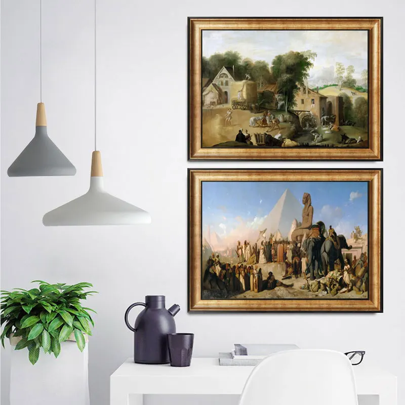

European Allegory Painting Oil Painting on Canvas Posters and Prints Scandinavia Pop Art Wall Picture for Living Room Décor