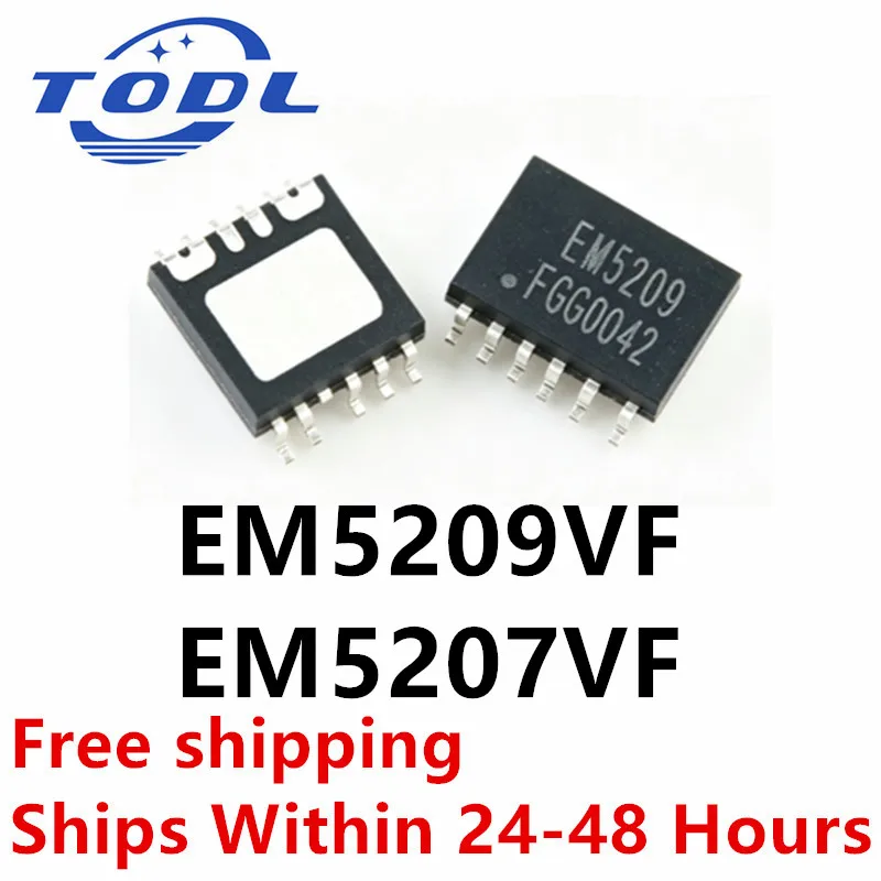 (5-10piece) 100% New EM5209 EM5207VF EM5207 EM5209VF QFN-14