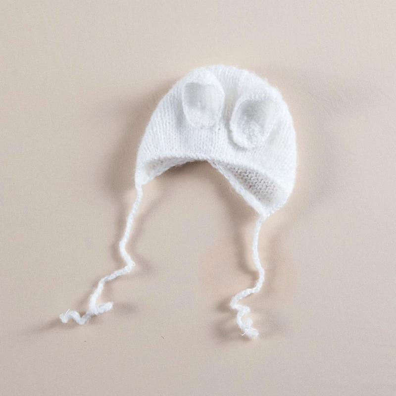 1 Set Knitted Baby Hat Romper Set Newborn Photography Props Outfit Infants Photo Shooting Clothing