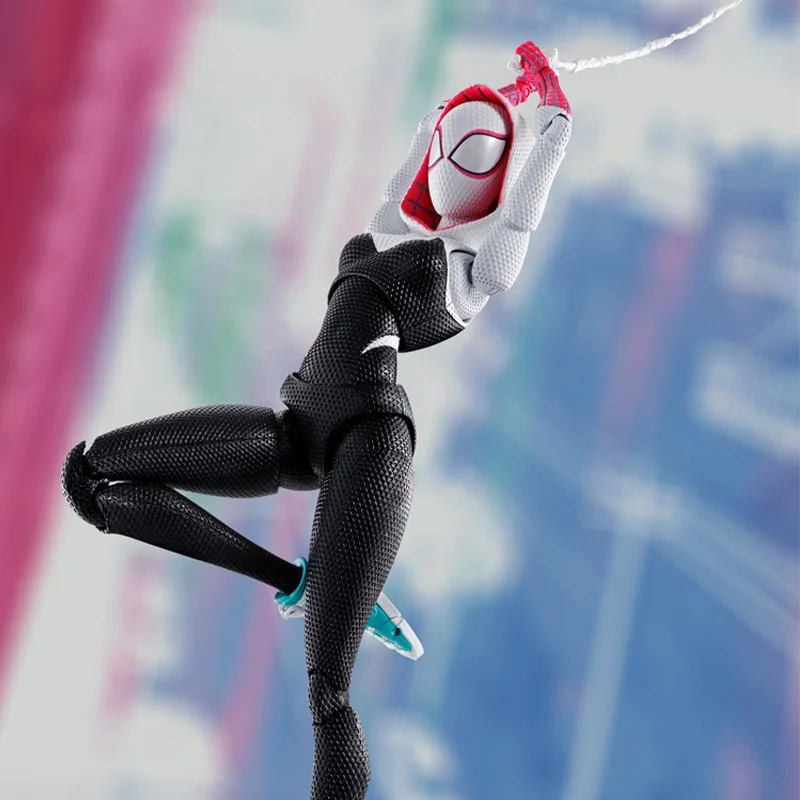 متوفر في المخزون بانداي S.H.Figuarts الرجل العنكبوت سبايدر مان أكروس GWEN نموذج لجسم جمع لعبة هدية