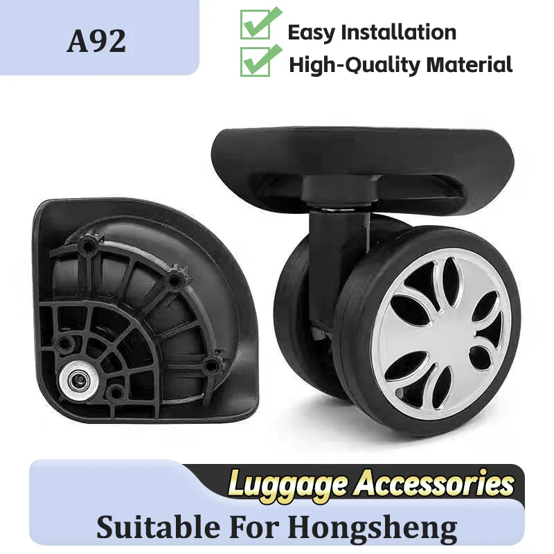 For Hongsheng A92 Universal Wheel Replacement Suitcase Smooth Silent Shock Absorbing Wheel Accessories Wheels Casters