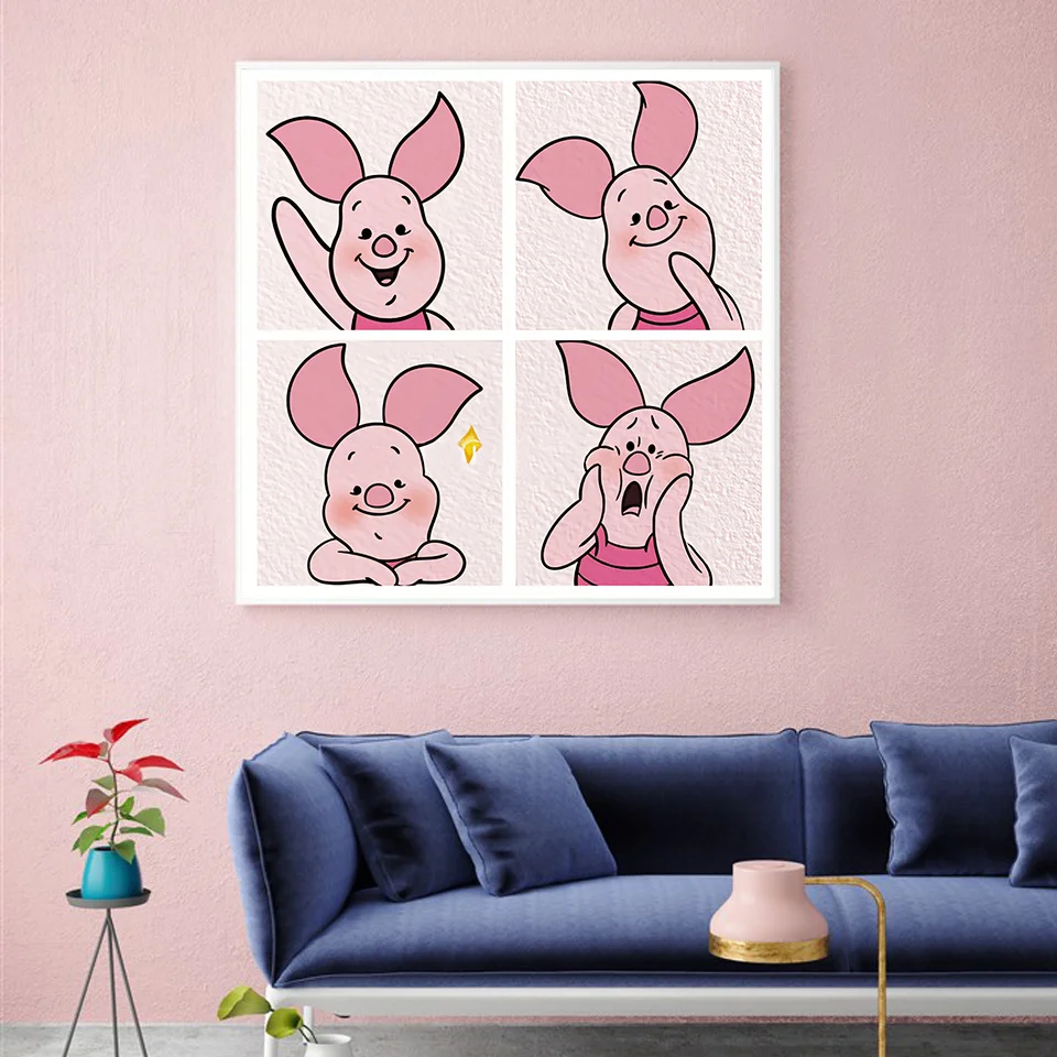 ديزني 5D الماس الفسيفساء الخنزير الصغير الماس اللوحة الحيوان جديد وصول التطريز DIY صورة الراين ديكور للمنزل