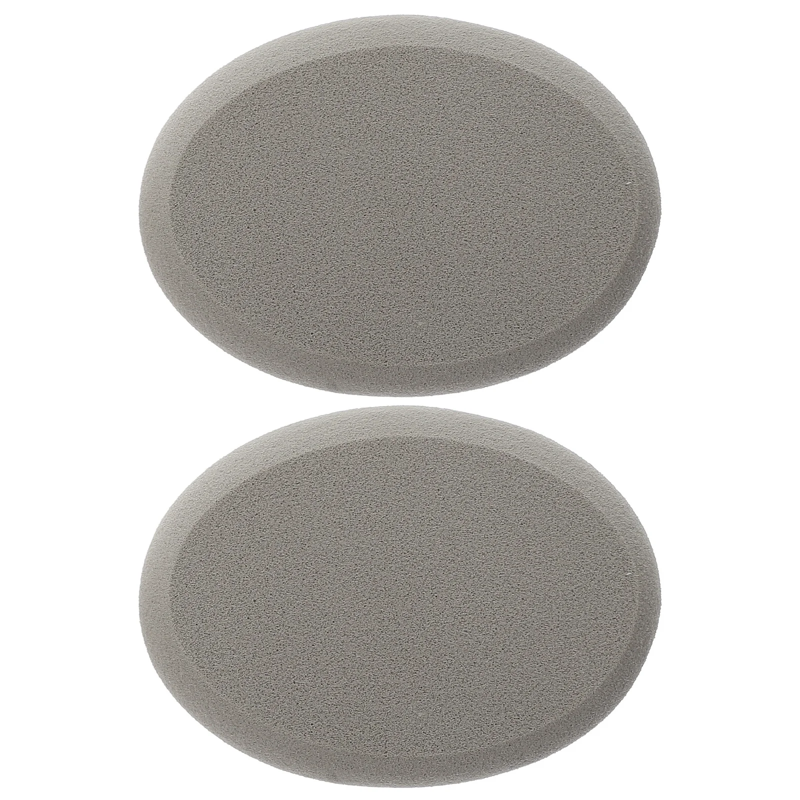 여성용 타원형 메이크업 퍼프 2개 세트, 부드러운 쿠션, 페이스 파우더 및 파운데이션 적용용 휴대용 메이크업 퍼프