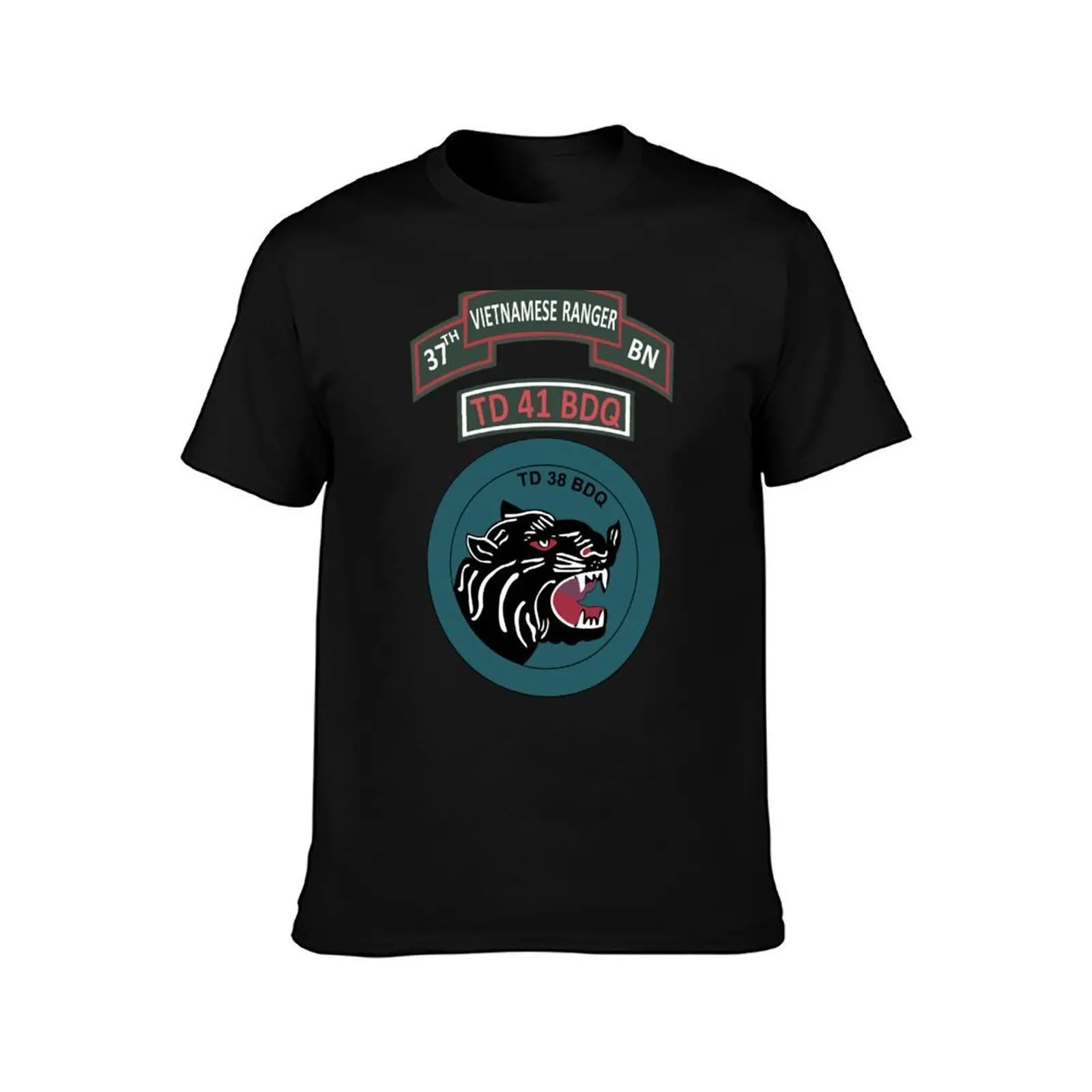 ARVN - 37th Vietnamese Ranger Battalion T-Shirt, Summer Casual Cotton Tee, Oversized Streetwear Tops, Vintage Graphic Print