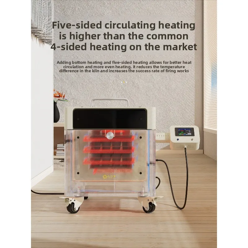 Ceramic equipment, medium and high temperature ceramic firing, mini electric kiln