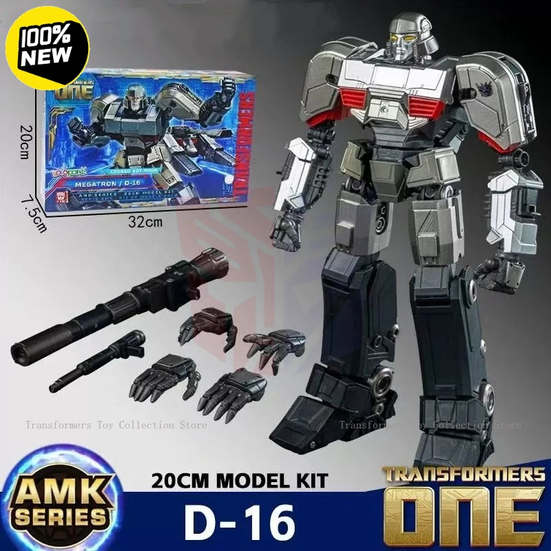 

Spot Transformers Pre assembled D-16 Megatron Armed Form ONE Movie Anime Character Collection Handmade Model Toy Birthday Gift