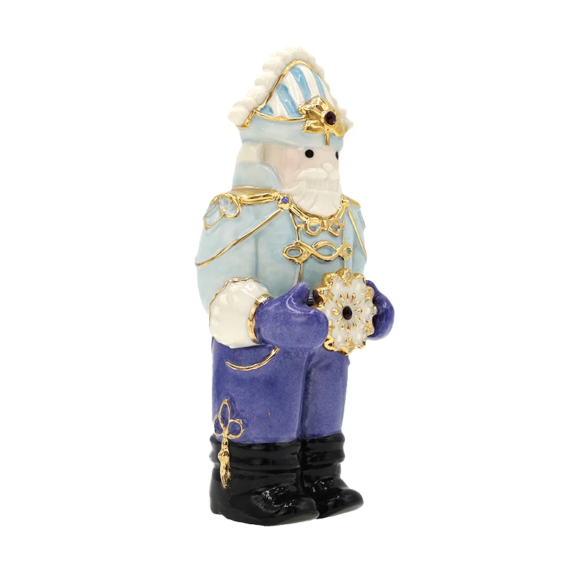 Lenox Ceramic Nutcracker Soldier Figurine Desktop Ornament Kids Gift Christmas Decoration Original Box