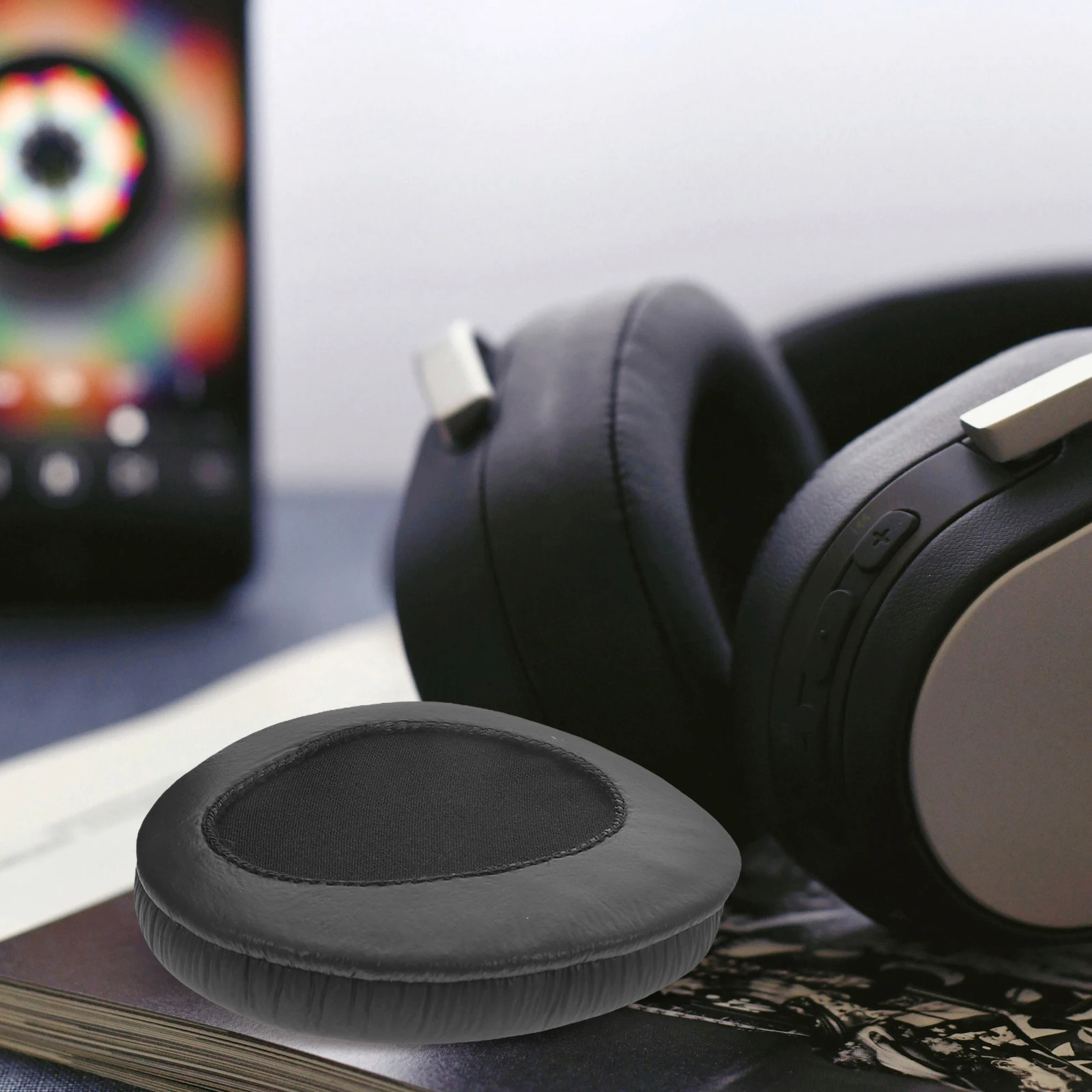 

Earphone Case Original Pads for Headphones Isolation Fabric Cushions High Elasticity