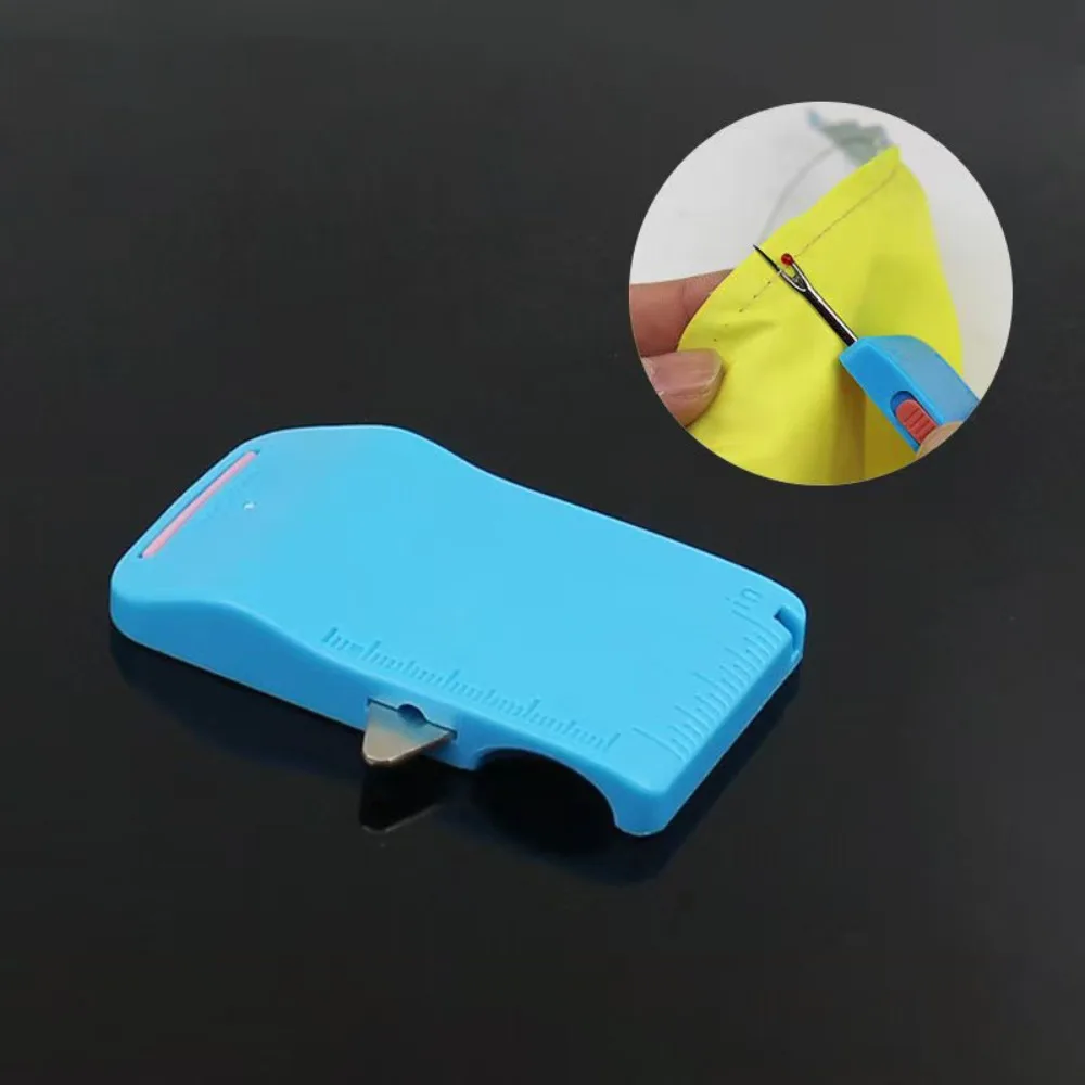 Adjustable Magnetic Sewing Track Built-In Seam Ripper with Measurement Anti-Curling Positioning Tool Seam Guide