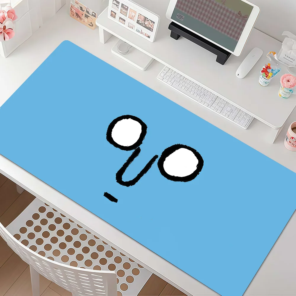 Artist J-Jean J-Jullien Mouse Pad Square Office Gaming Desk Mat Waterproof Non-Slip Rubber Decorative