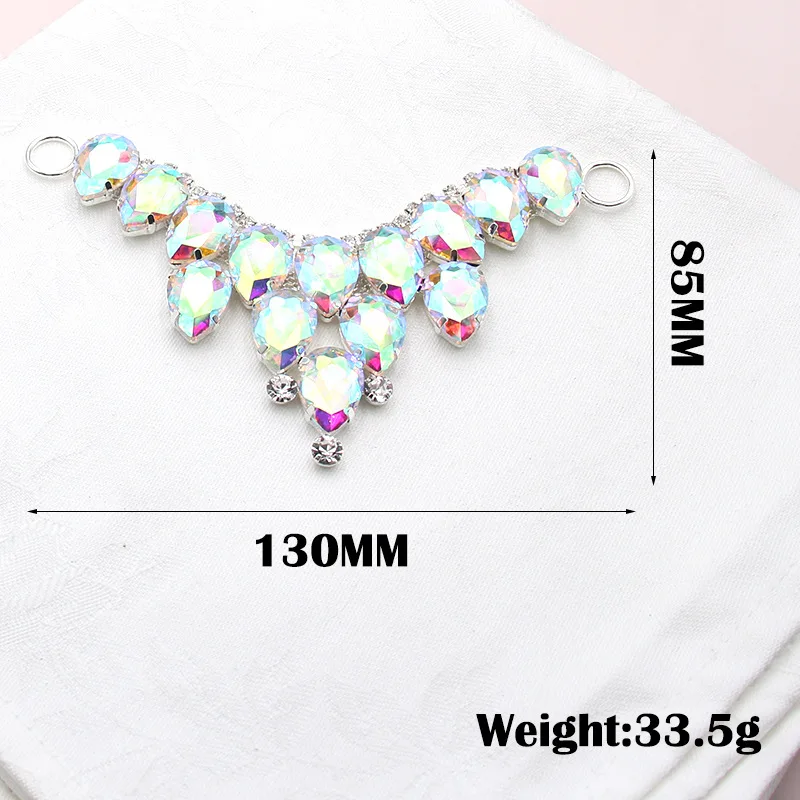 Free Shipping 12 pcs/lot Rhinestone Buckle Apparel Buckle Bridal Bikini Connector Headband Connector LWHB044