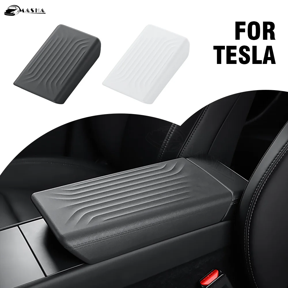 

Center Console Cover for Tesla Model Y Juniper 2025 2026 Model 3 Highland 2024 2025 2026 Armrest Cover Arm Rest Protector