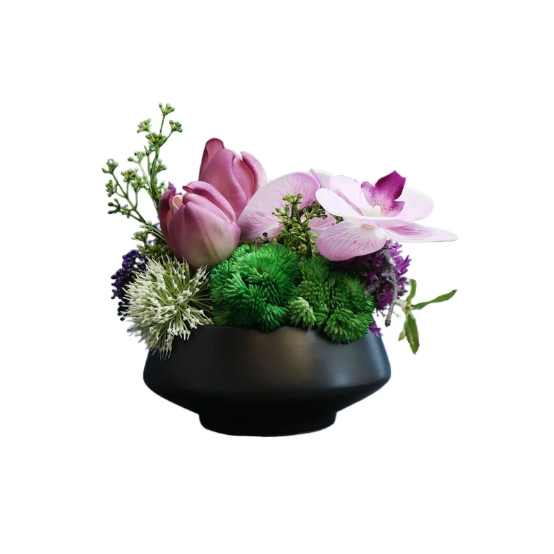 Высококачественные украшения для стойки регистрации отеля, обеденный стол, цветок, маятник, имитация цветка, украшение для чайного столика