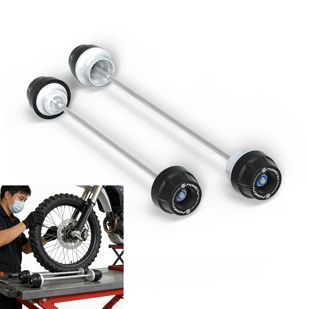 450NK 2023-2024 Motorcycle Wheel Axle Fork Crash Slider For CFMOTO 450 NK Rocker Arm Anti-collision Slider Accessories