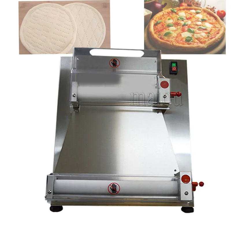 Automatic Electric Pizza Dough Moulder Forming Machine Base Roller Pizza Dough Press