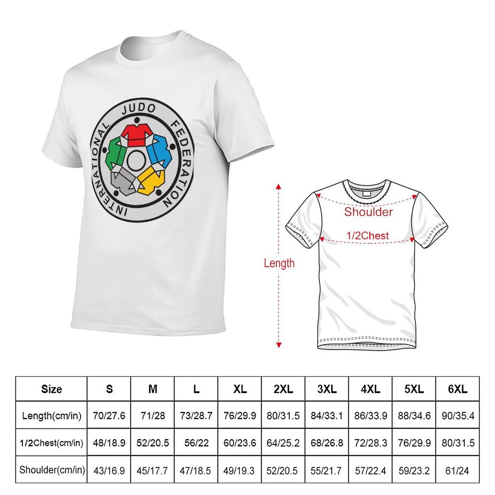International Judo Federation T-Shirt funny t shirts cotton t shirt man cotton man t shirt summer T-shirt
