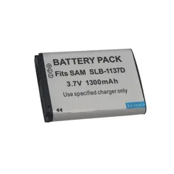 1100mAh SLB-1137D SLB 1137D Camera Battery For SAMSUNG TL34HD NV106 HD i85 i100 NV103 NV30