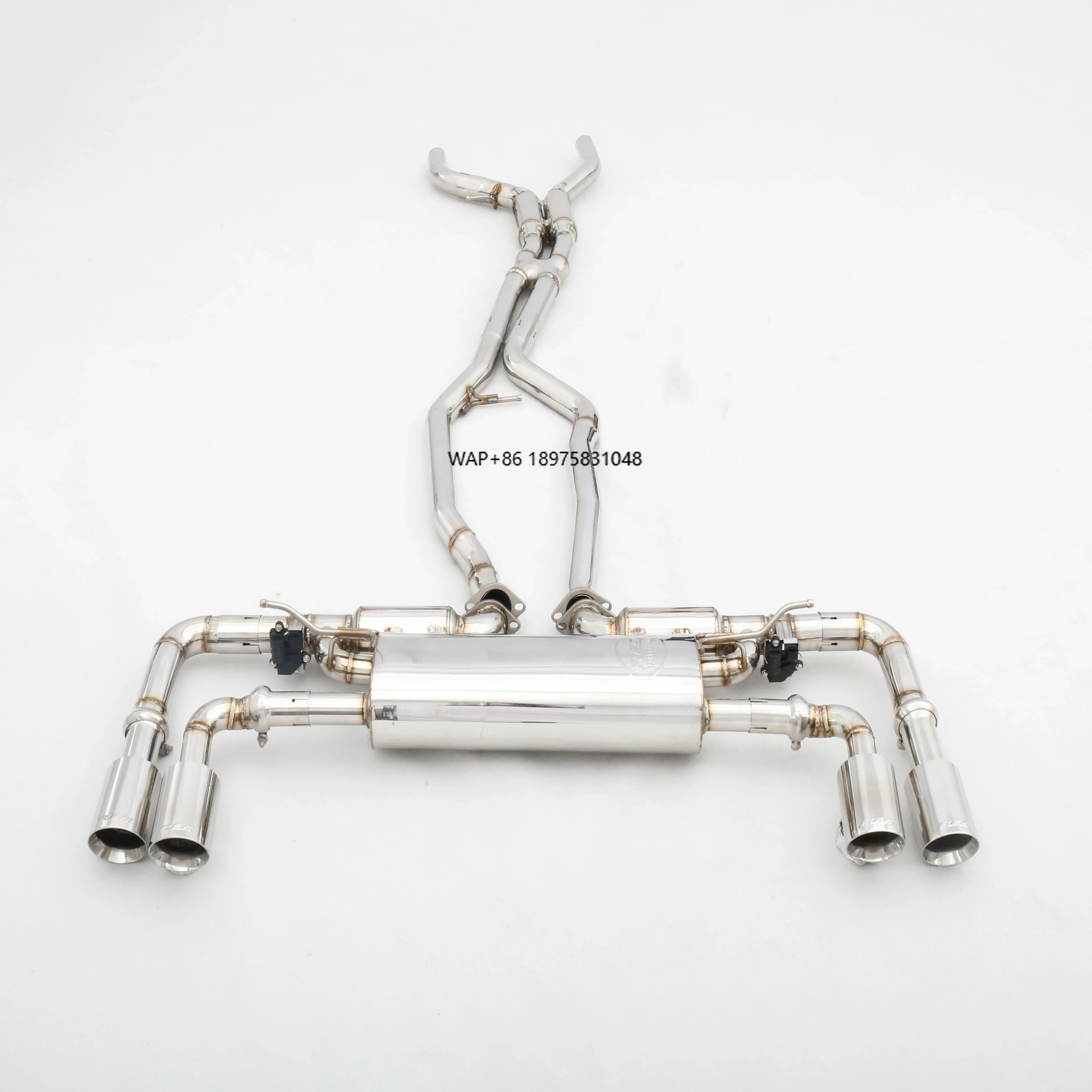 Custom 304 Stainless Steel/Titanium Valved Exhaust System Designed Specifically for 958.1 3.0T/4.8/4.8T Vehicles