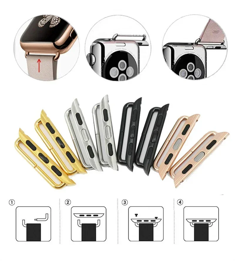 Classic Connector Adapter For Apple Watch band Series 9 8 7 6 5 4 3 SE Ultra-2 49mm 44mm 40mm 41mm 45mm watchbands accessories