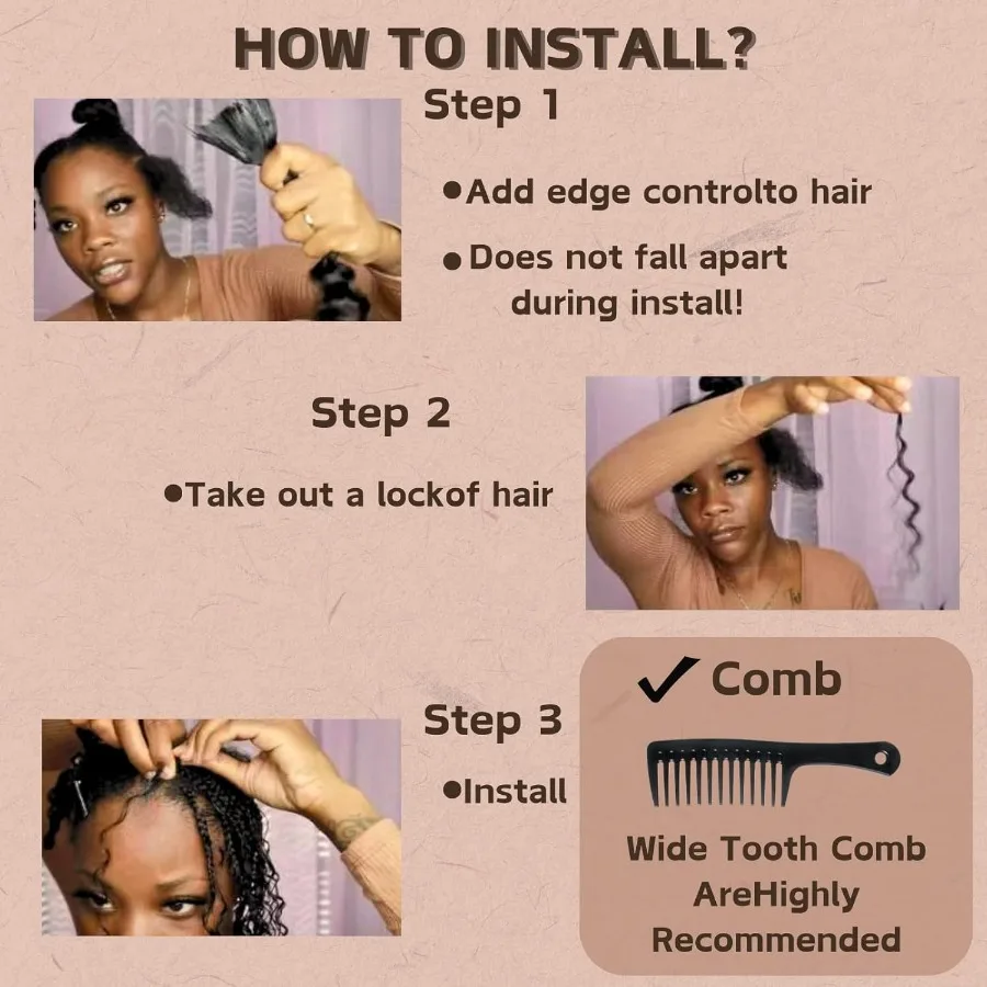 وصلات شعر صناعية رطبة ومموجة بطول 20 بوصة للتضفير بدون لحمة شعر عالي الجودة لضفائر بوهو لون طبيعي 2 B