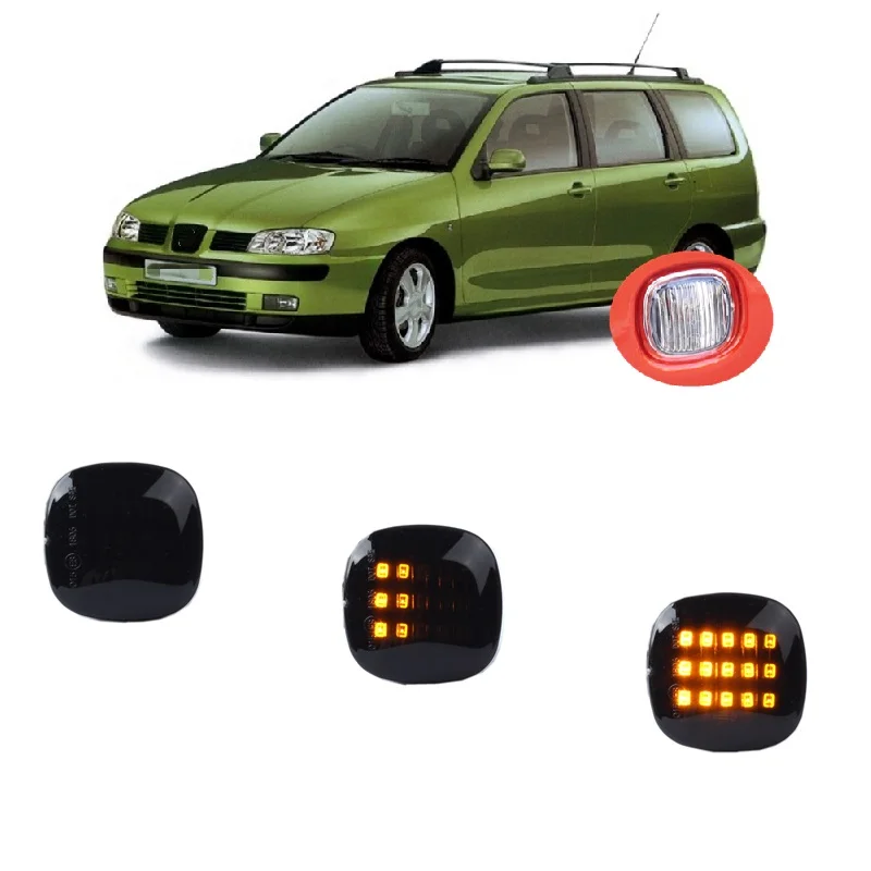 แผ่นเรืองแสงสัญญาณไฟเลี้ยวด้านข้างสำหรับที่นั่ง Cordoba 6K2 6K5 2000 2001 2002 prefacelift