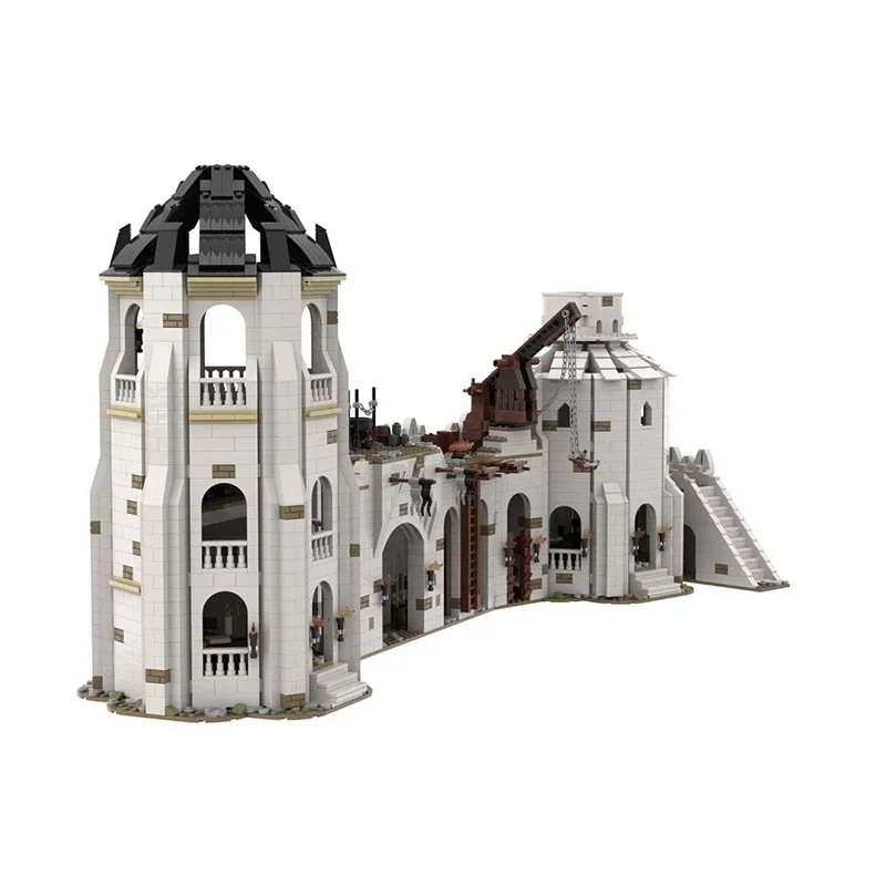 Magical Rings Movie Model Moc Building Bricks Southern Gate Technology Modular Blocks Gifts Christmas Toys DIY Sets Assembly