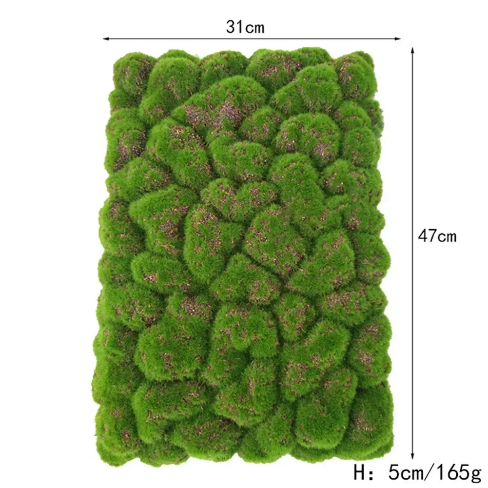 Simulated Moss Foam Board Flocking Fake Moss Stone Plant Background Wall Simulated Moss Foam Board Artificial Plants Home Décor