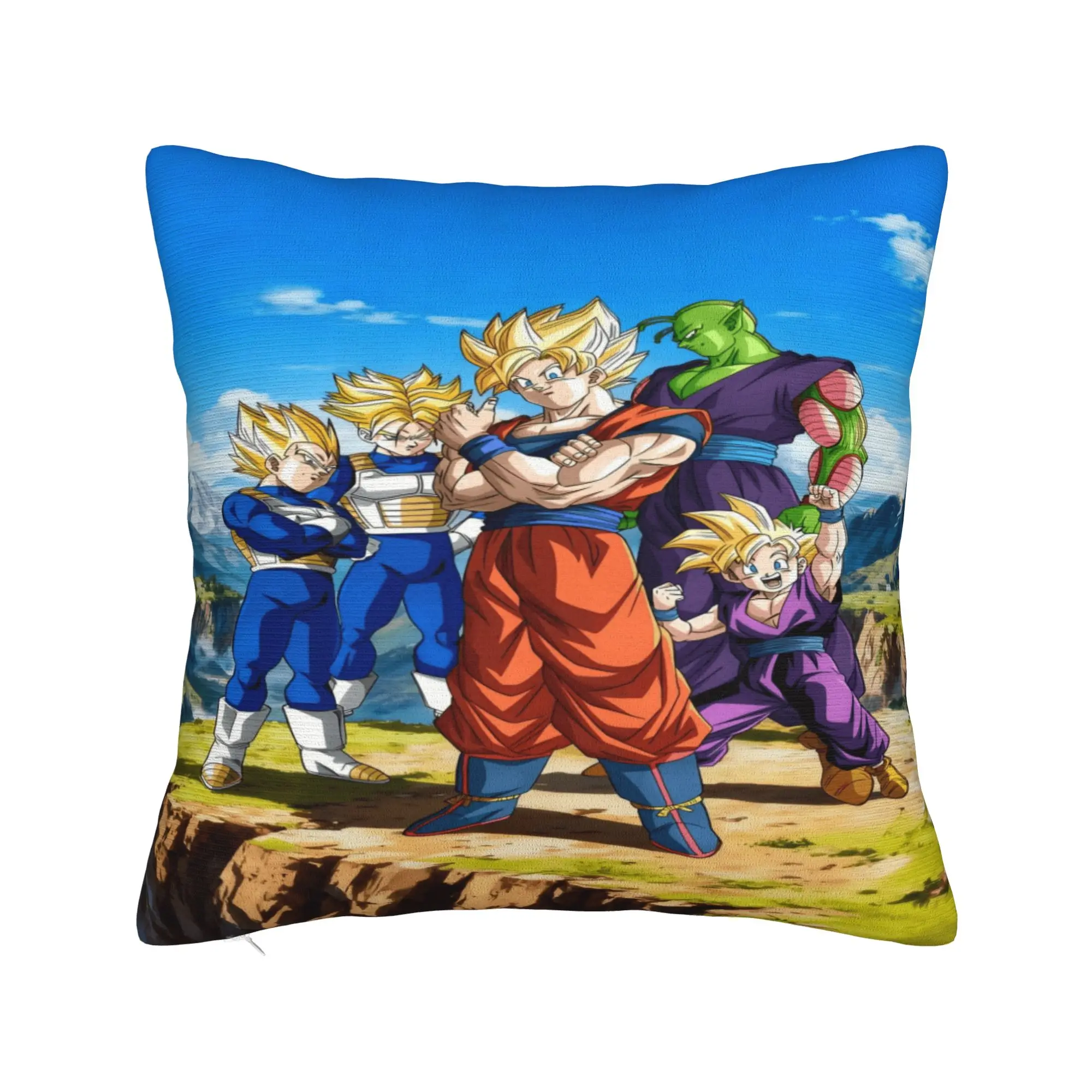 D-Dragon Anime Pillow Cover  Square Cushion Cover Fashion Pillow Case For Sofa Couch Bed Living Room