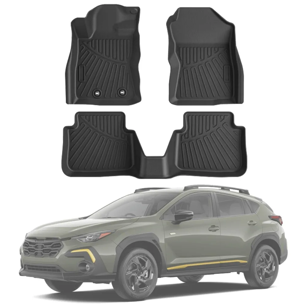 

Car Floor Mats for Subaru 2024 2025 Crosstrek Floor Mats TPE Custom Floor Mats for Crosstrek All Weather