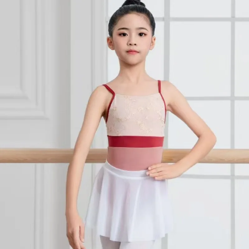 Child Girls Ballet Dance Leotard Dress Tutu Kids Toddler Bodysuit Tops Dancewear Gym Ballet Suit Maillot Ballerina