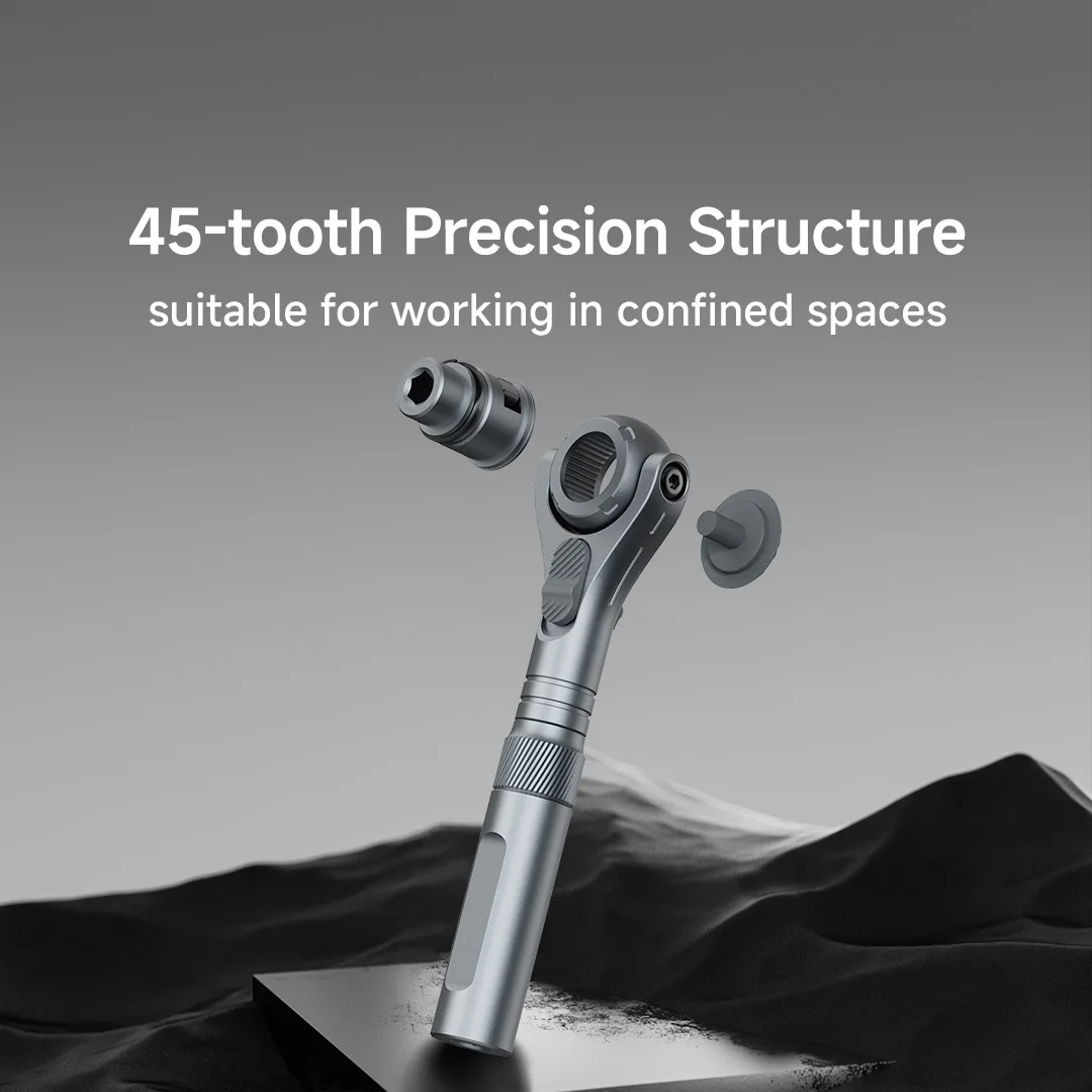 2025 جديد DUKA ATuMan مفك براغي بسقاطة مجموعة 40 في 1 مفتاح ربط مغناطيسي شبه أوتوماتيكي متعدد الأغراض كم صندوق أدوات أدوات إصلاح #5