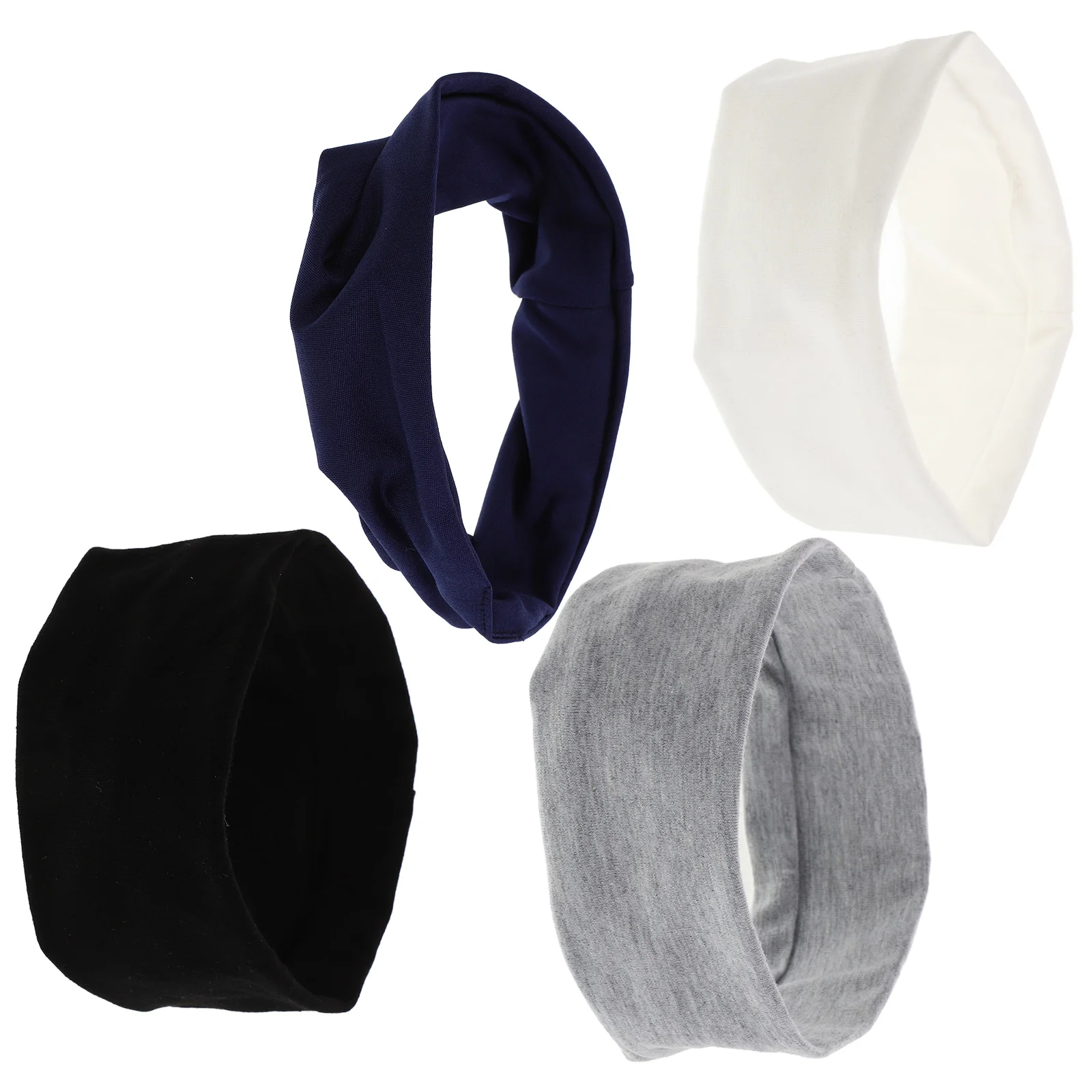 

4 Pcs Sports Headband Bandanas Hair for Man Headbands Yoga Mens Basketball Polyester Camo Woman