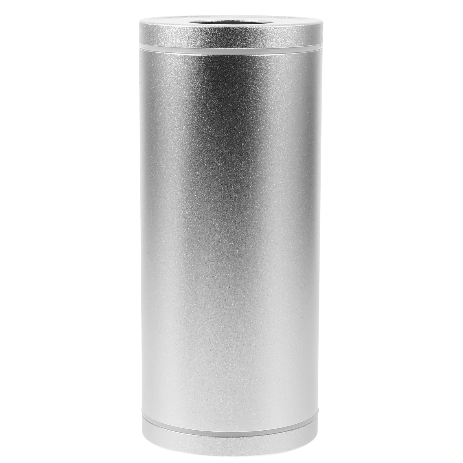 

Cup Holder Design Aluminum Alloy Multifunctional Organizer Round Decorative Box Container Car Interior Accessory Organizer