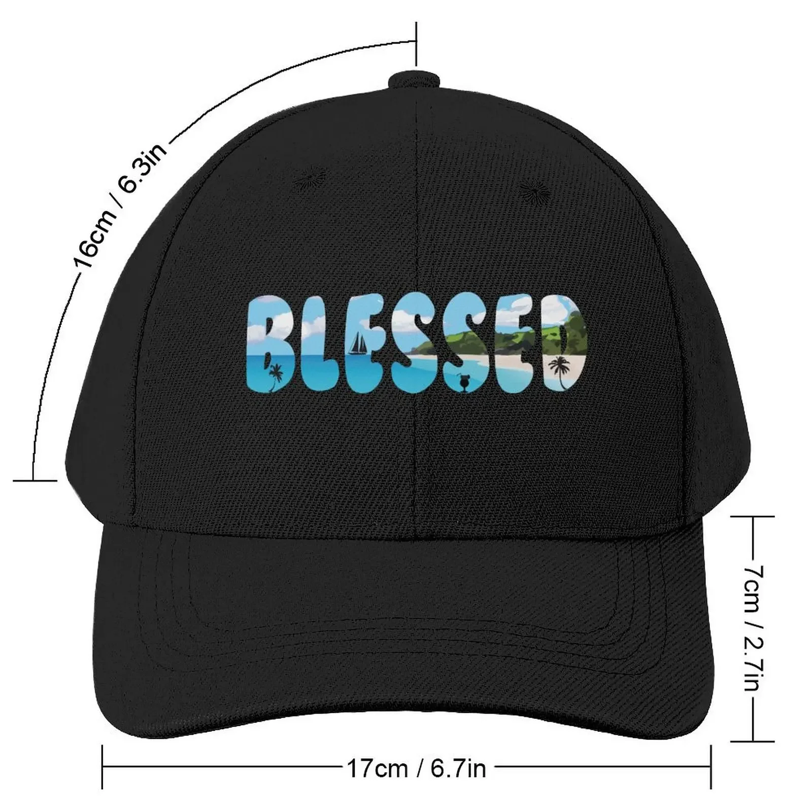 Blessed Baseball Cap fishing hat Sun Hat For Children Custom Cap Hats For Men Women's