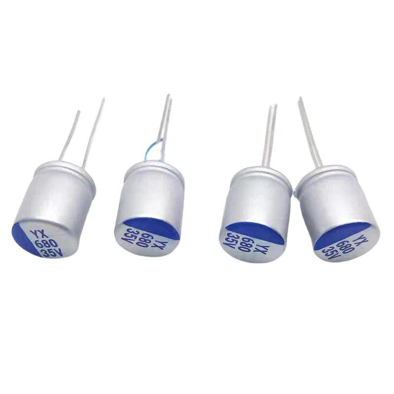 

1PCS/LOTS Solid Capacitor 35V 680μF 680μF/35V YX Size 10x12mm High Temperature Resistant For Computer Motherboards ic