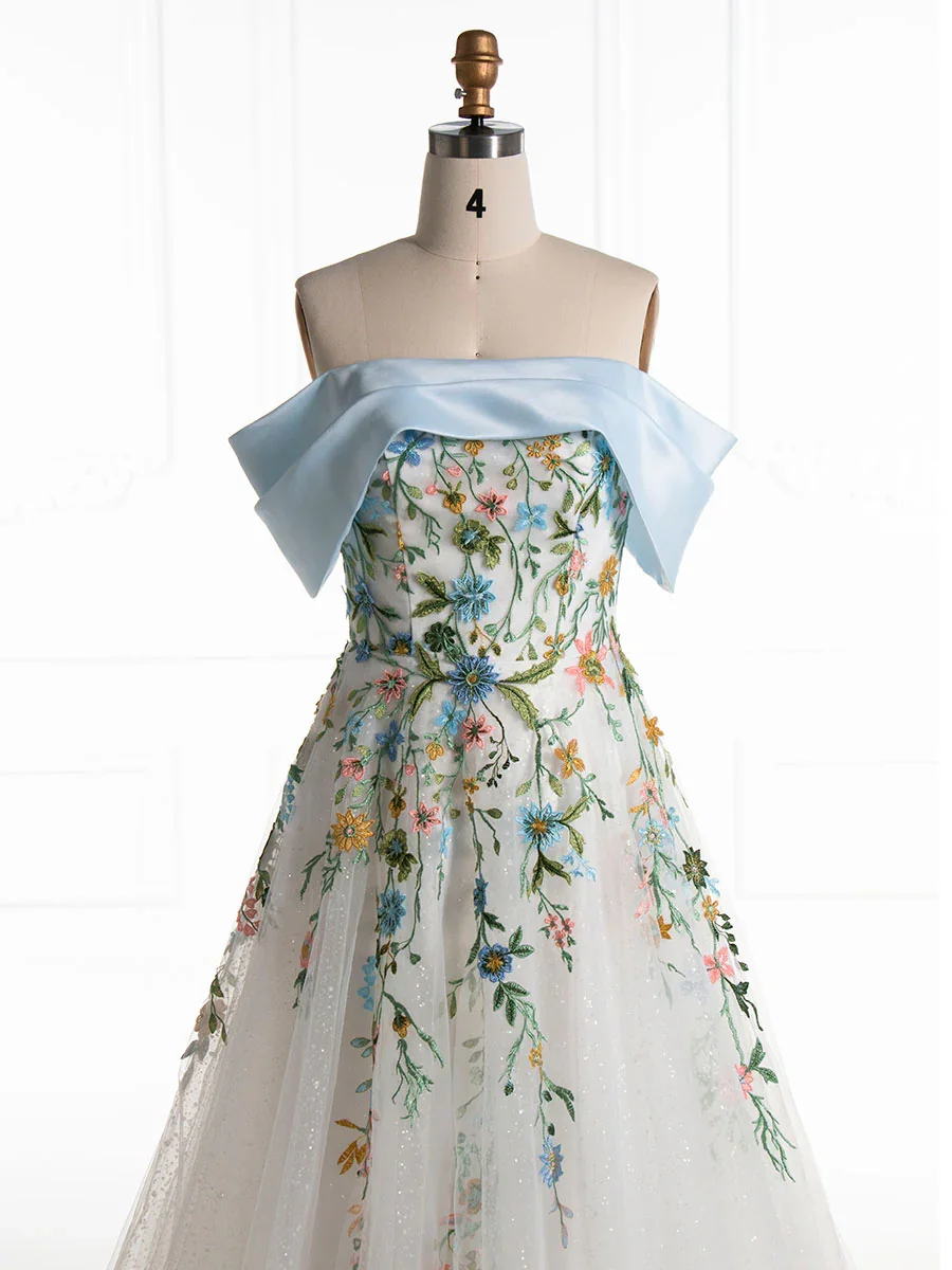 Cindy-vestido de novia brillante de corte en A, vestidos de fiesta elegantes de encaje hechos a mano, vestido de graduación personalizado para mujer