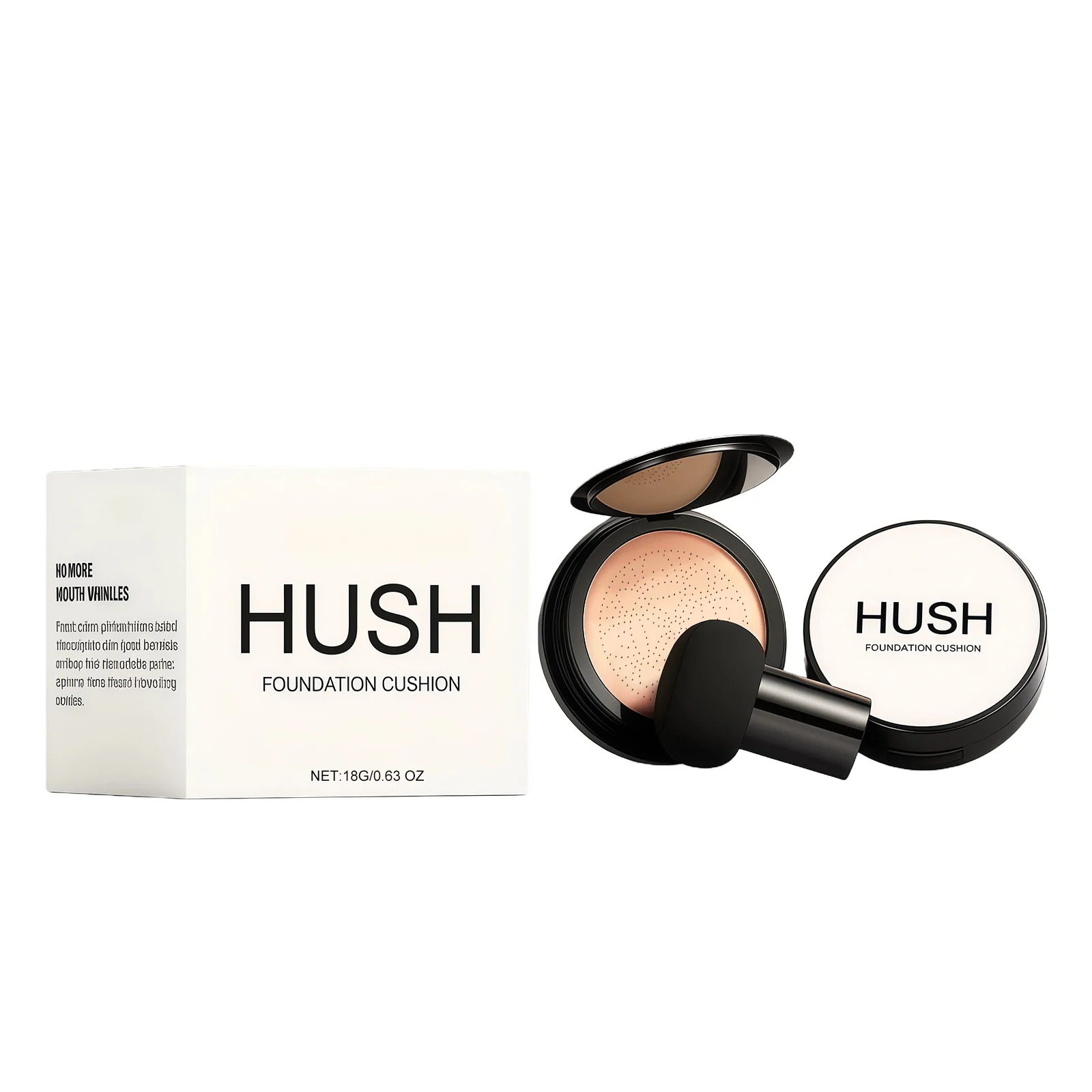 Air Cushion Face Powder Brighten Smooth Finish Natural Color Oil-Control Long-Lasting Makeup Waterproof Moisturizing Concealer
