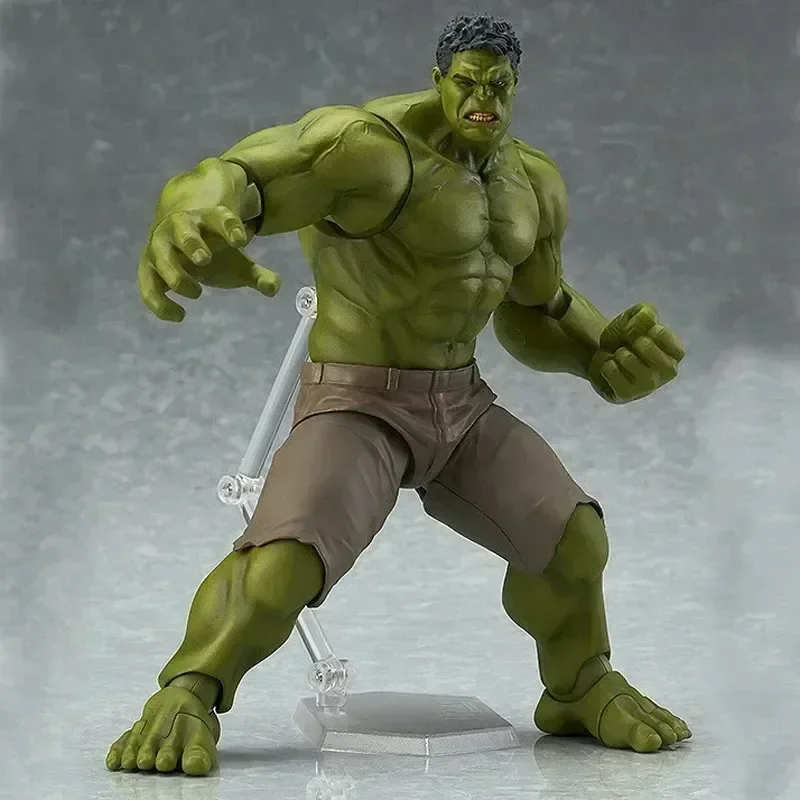 Marvel Avengers Alliance 2 Figma Hulk Ancestor Model  Joint Movable Handmade Ornaments Collectible Model Children Festival Gift