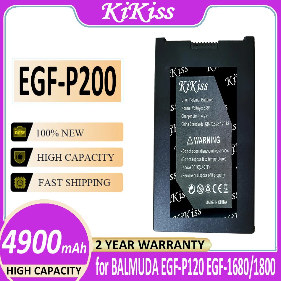 

Battery EGF-P200 4900mAh for BALMUDA EGF-P120 EGF-1680 EGF-1800 Batteria