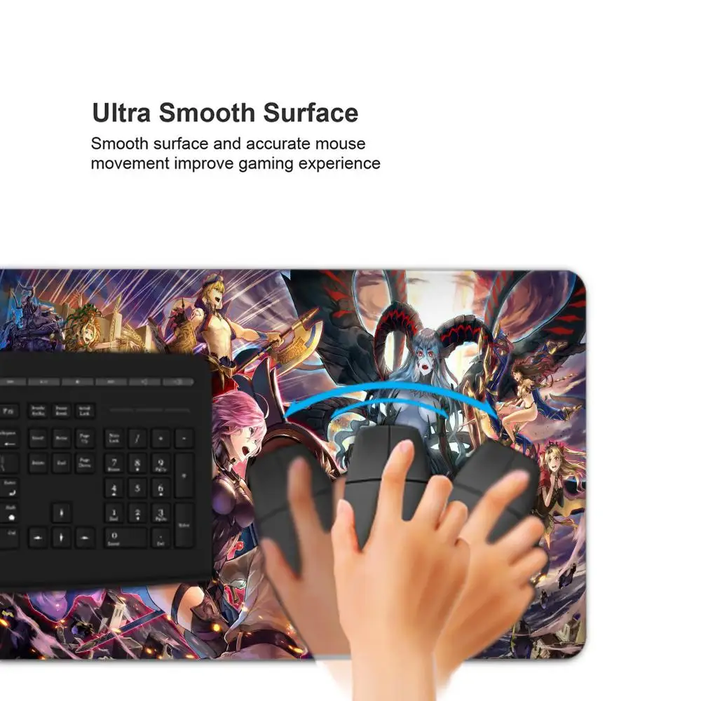 Pc Gaming Laptops Fate Grand Order Gamer Keyboard Pad Mouse Pads Deskmat Computer Accessories Non-slip Mat Mausepad Mousepad Xxl