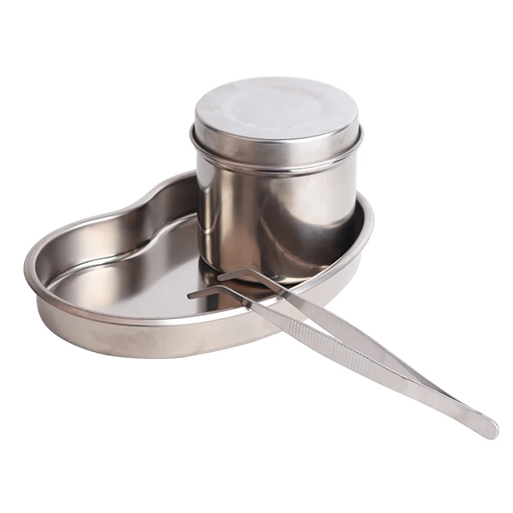 

Tattoo Sterilization Tools Set Stainless Steel Anti-Iodine Salon Accessories Kit For Eyebrow Dye Holding Lab