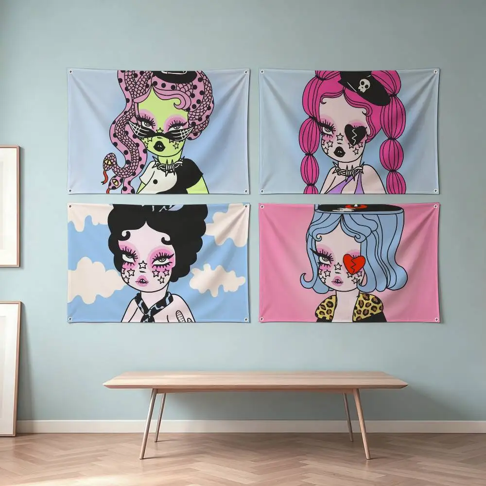 Art Valfre P-Prints-S Flag Suitable For Party Club Outdoor Interior Wall Decoration Banner Fans