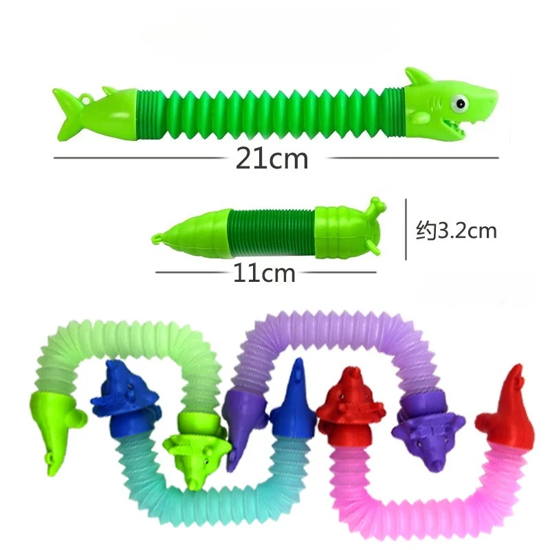 Engraçado bonito tubo de estiramento popular quebra-cabeça espremer animal tubo de estiramento descompressão alívio do estresse brinquedo Игрушки для снятия стсса