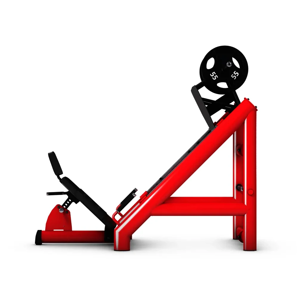 Wholesale Price 3mm Thick Steel Tube Plate Loaded Fitness Gym Equipment 45 Degree Leg Press for Workout