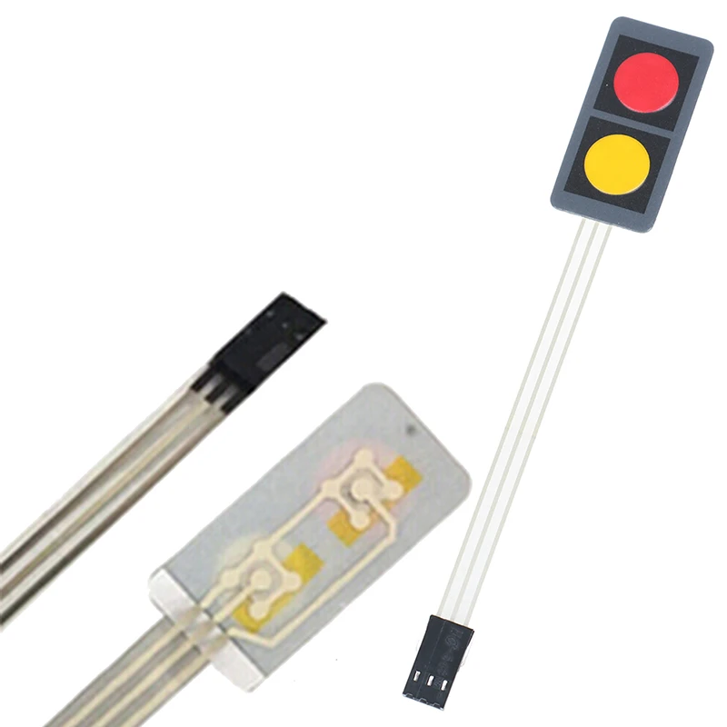 New 2 Keys Button Membrane S Matrix Array 1x2 Keyboard Keypad Control Panel Pad