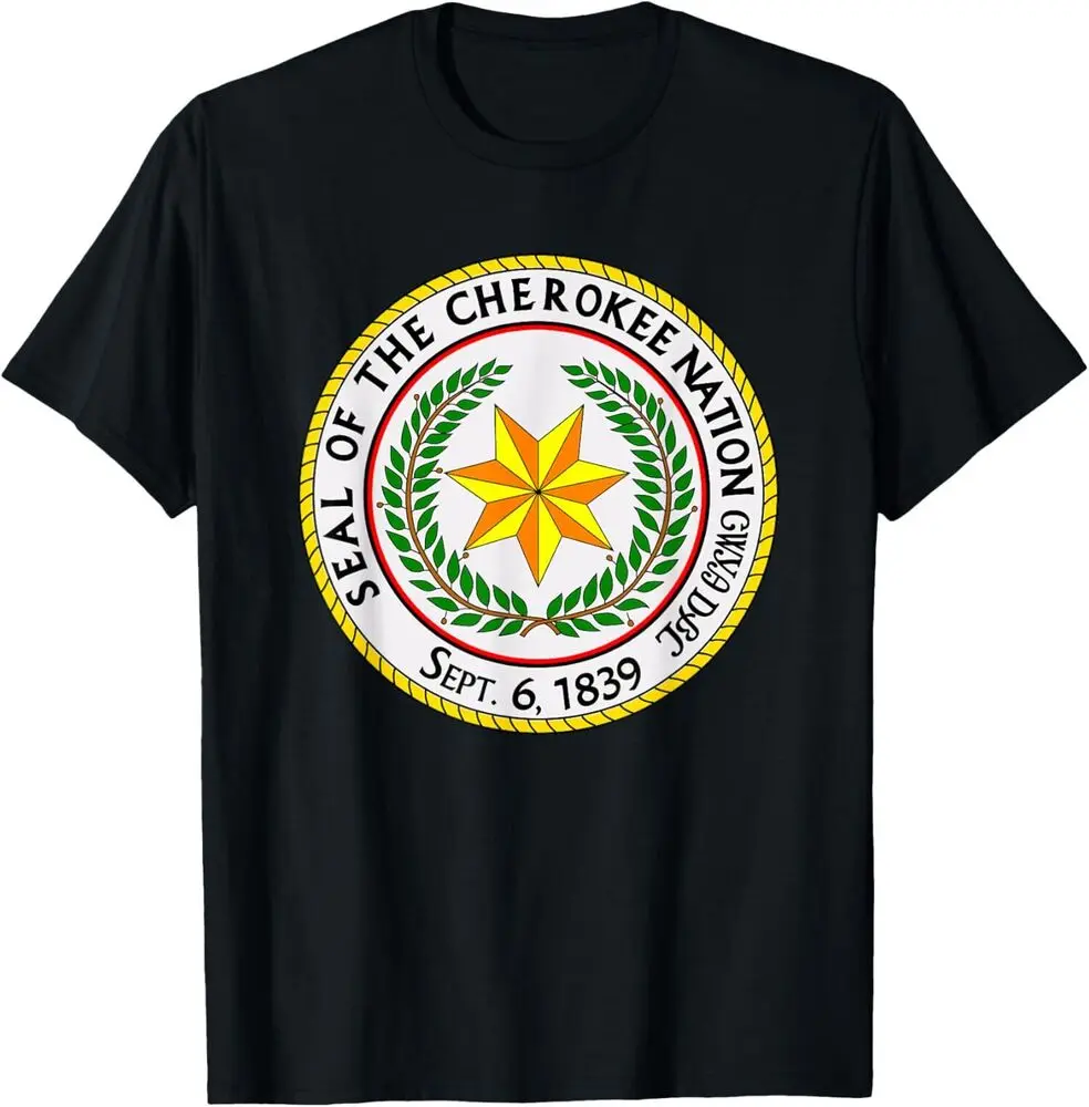 Seal Of The Cherokee Nation Cherokee Pride T-Shirt Anime Graphic T-shirts For Men Clothing Women Tees High Quality 100%Cotton