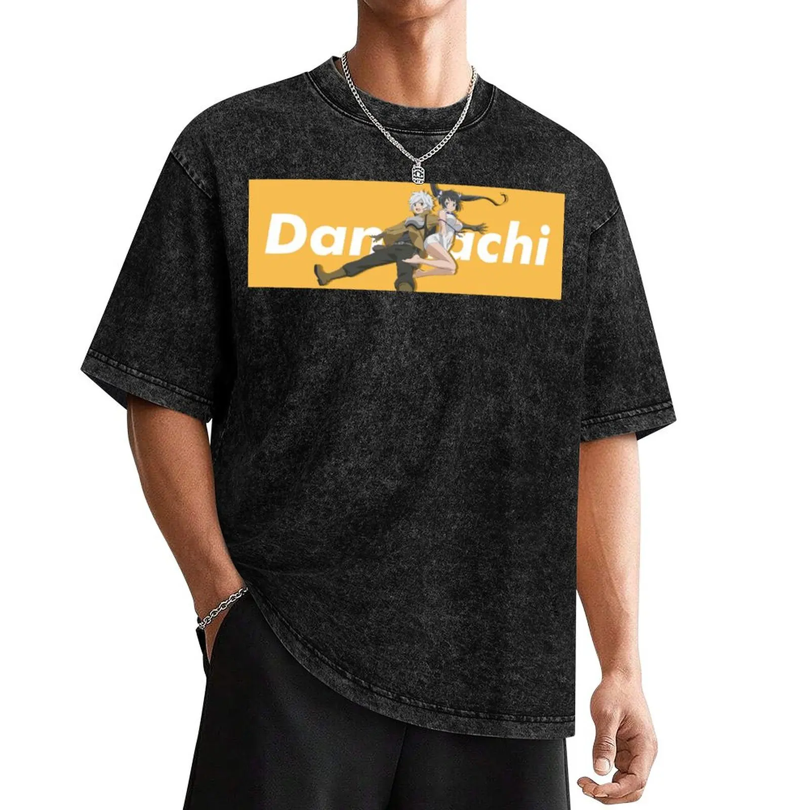 DanMachi - Banner T-Shirt blanks essential t shirt mens vintage t shirts