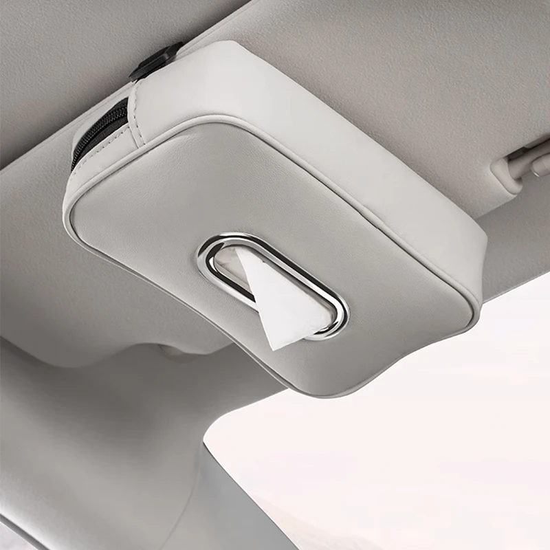 ل DENZA N9 2025 صندوق مناديل السيارة مخصص الأنسجة حقيبة الرباط صندوق الداخلية اكسسوارات السيارات #4