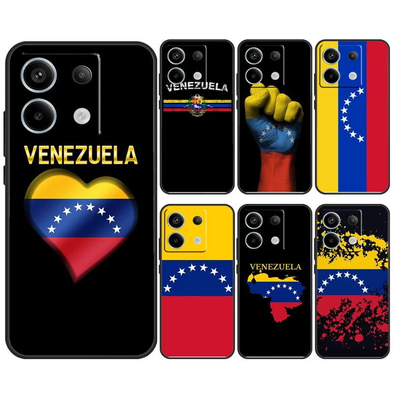 Flag of Venezuela Case For Xiaomi Redmi Note 13 Pro 12 11 8 9 10 Redmi Note 12S 11S 10S 9S 10C 12C 13C Cover